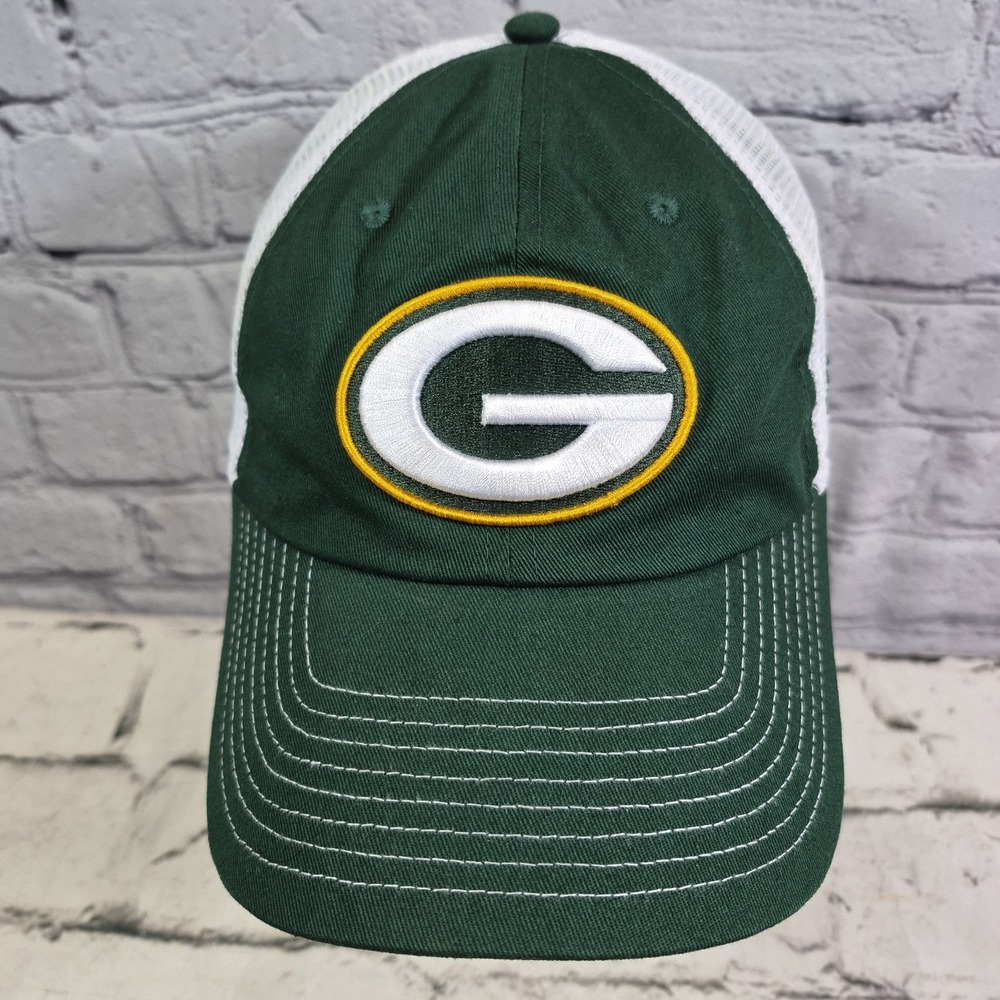 Green Bay Packers Hat NFL Fanatics Mens Mesh Snapback Baseball Cap